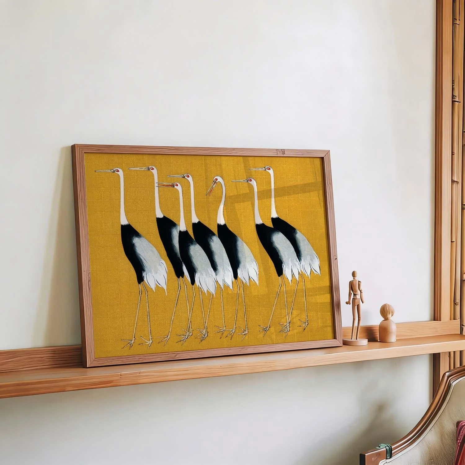 7 Birds Japanese by Korin - Image 4
