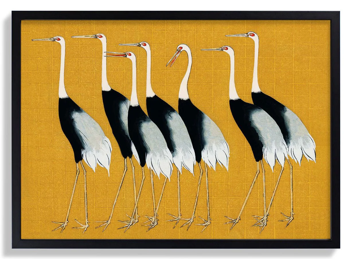 7 Birds Japanese by Korin - Image 6