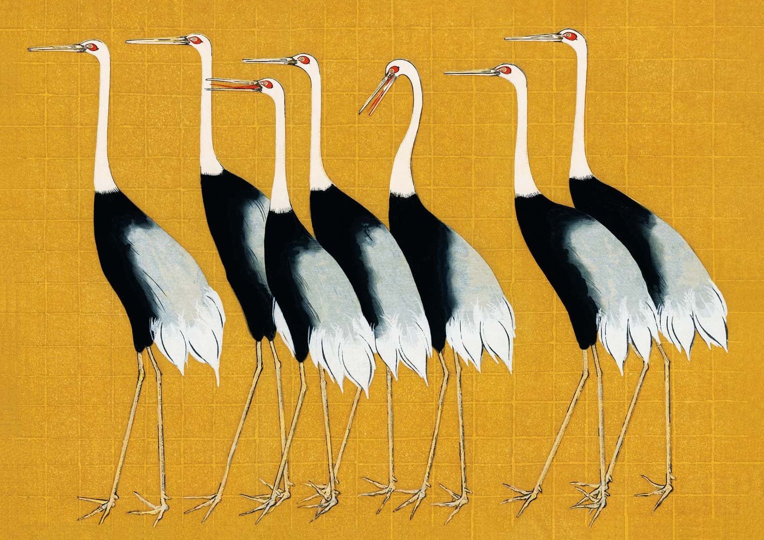 7 Birds Japanese by Korin - Image 8