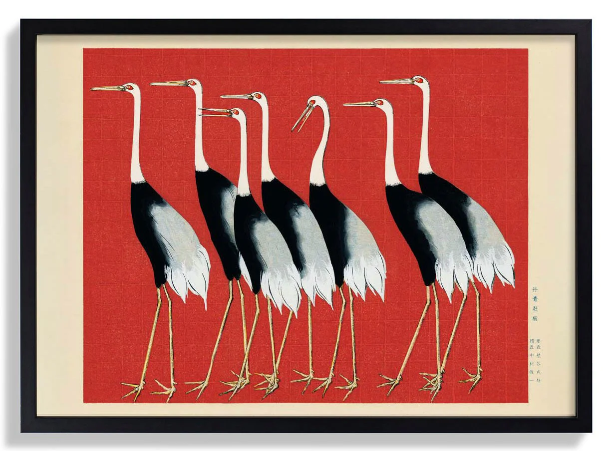 7 Birds by Korin in Red - Image 6
