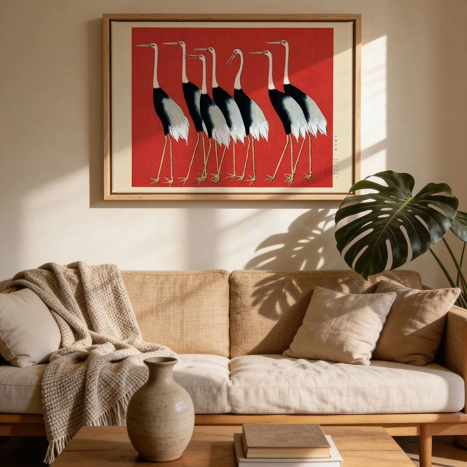 7 Birds by Korin in Red - Image 2