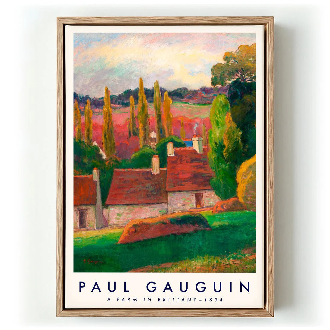 A Farm In Brittany by Paul Gauguin