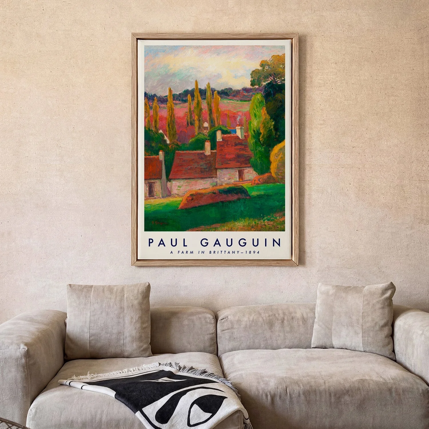 A Farm In Brittany by Paul Gauguin - Image 2