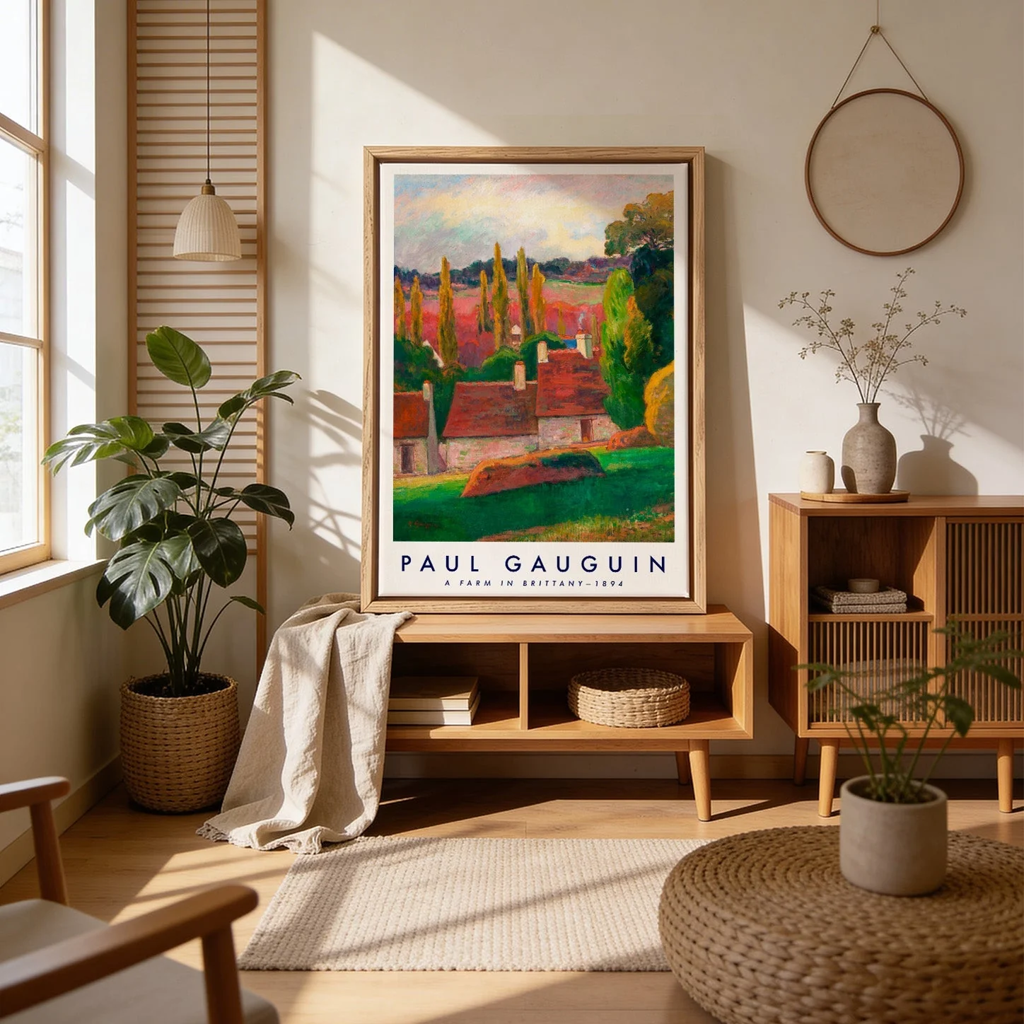 A Farm In Brittany by Paul Gauguin - Image 4