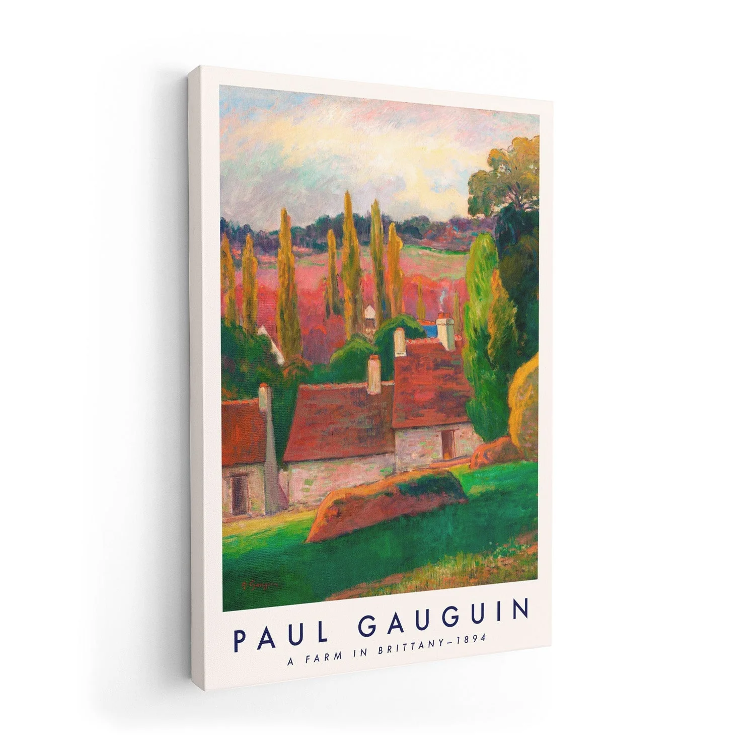 A Farm In Brittany by Paul Gauguin - Image 7