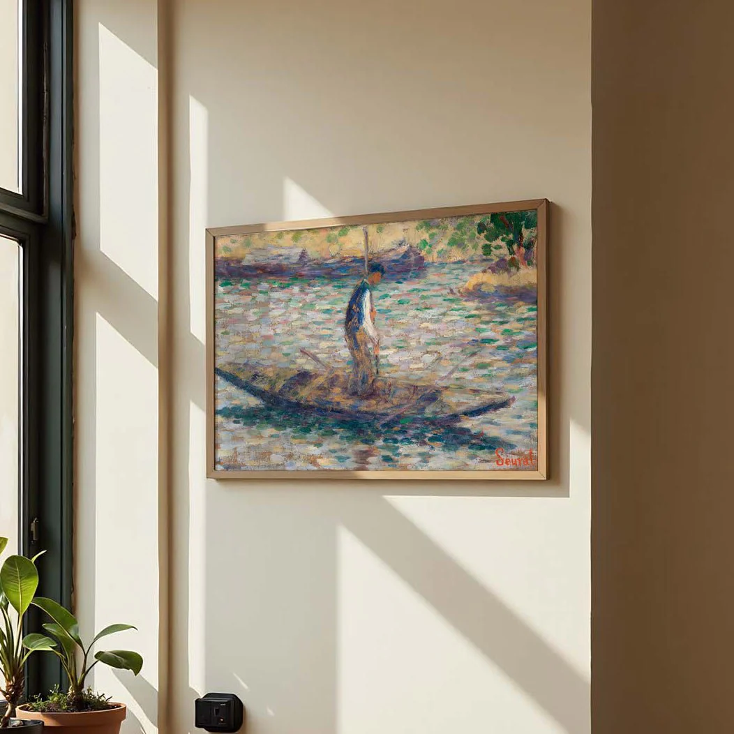 A Fisherman by Georges Seurat - Image 3
