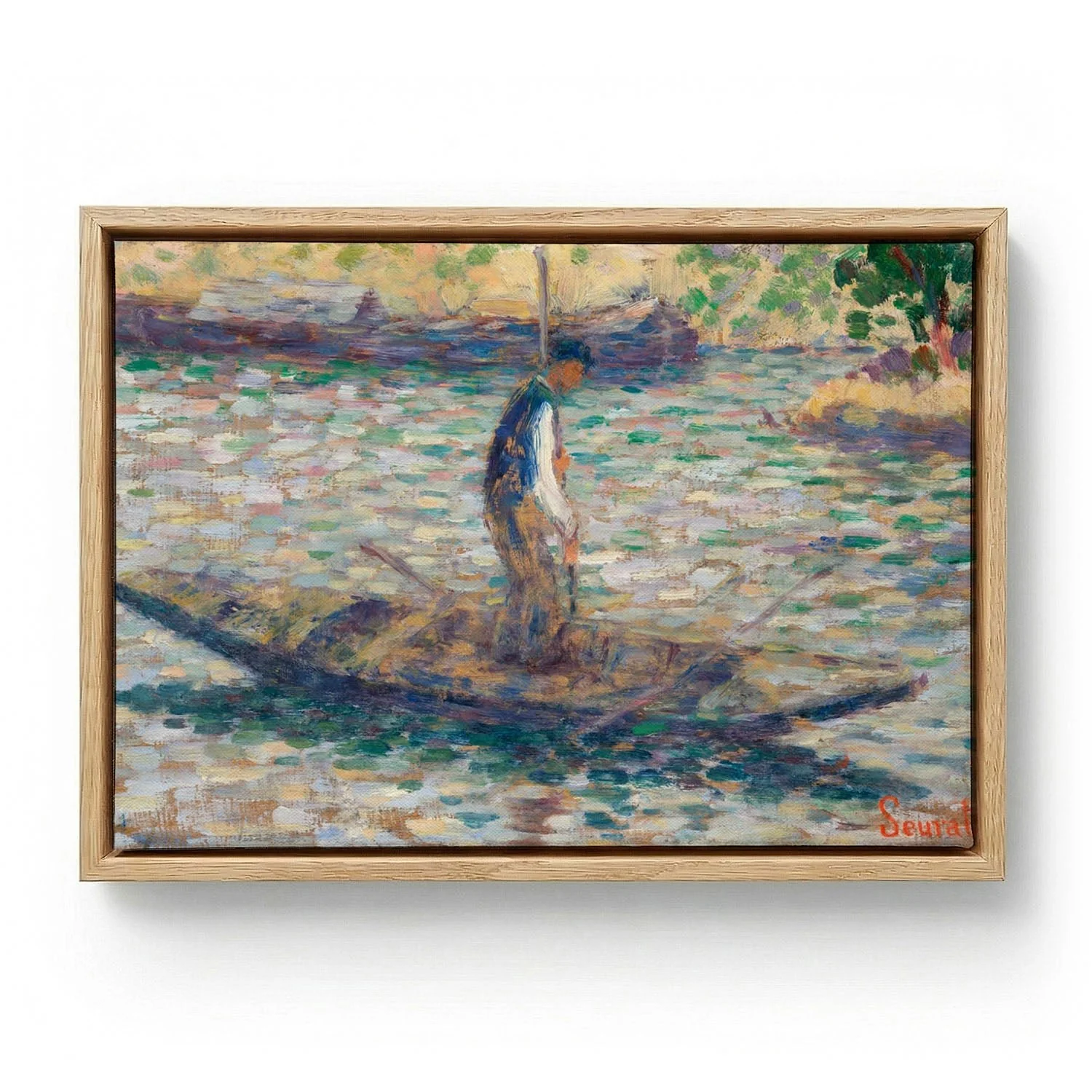 A Fisherman by Georges Seurat