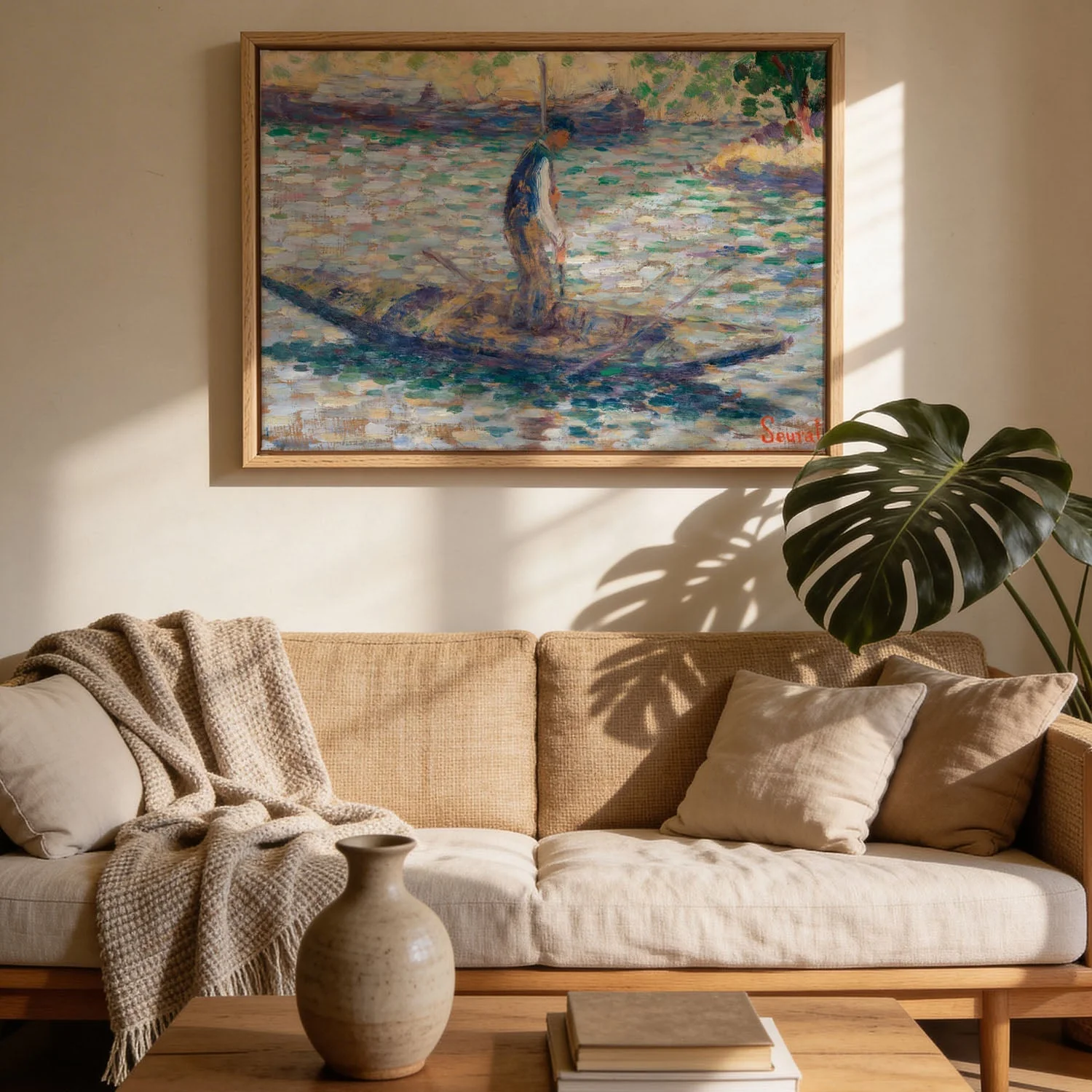A Fisherman by Georges Seurat - Image 2