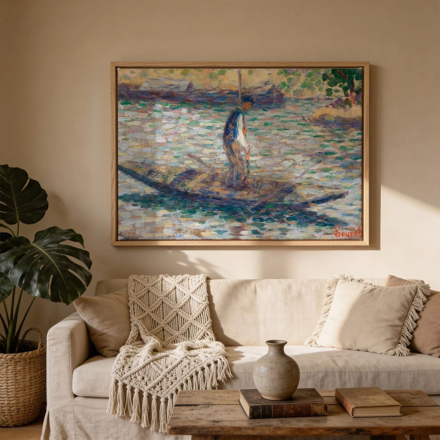 A Fisherman by Georges Seurat - Image 3