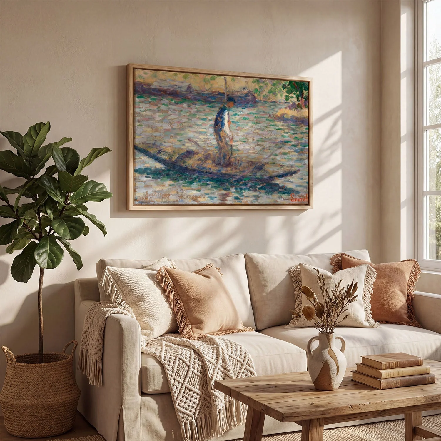 A Fisherman by Georges Seurat - Image 4