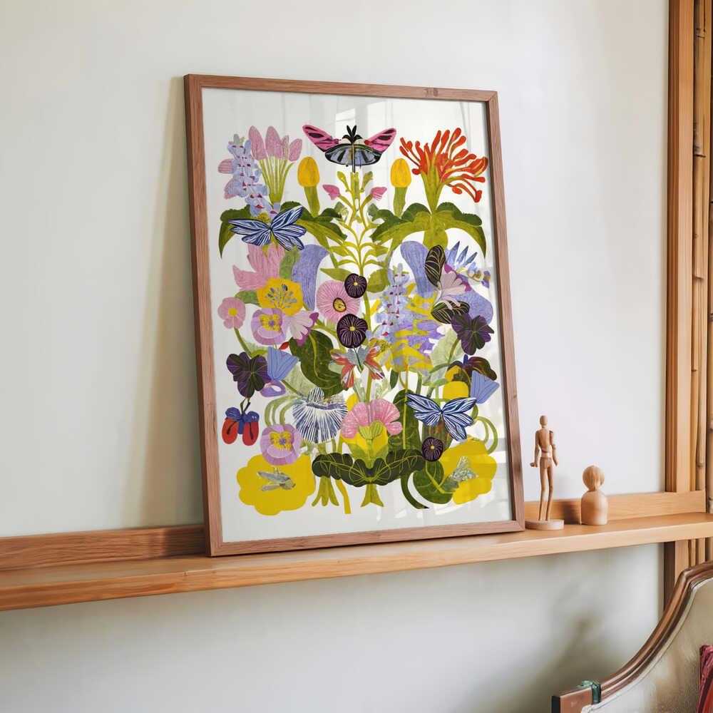 Abstract Autumn Floral by Rafaela Mascaro - Image 2