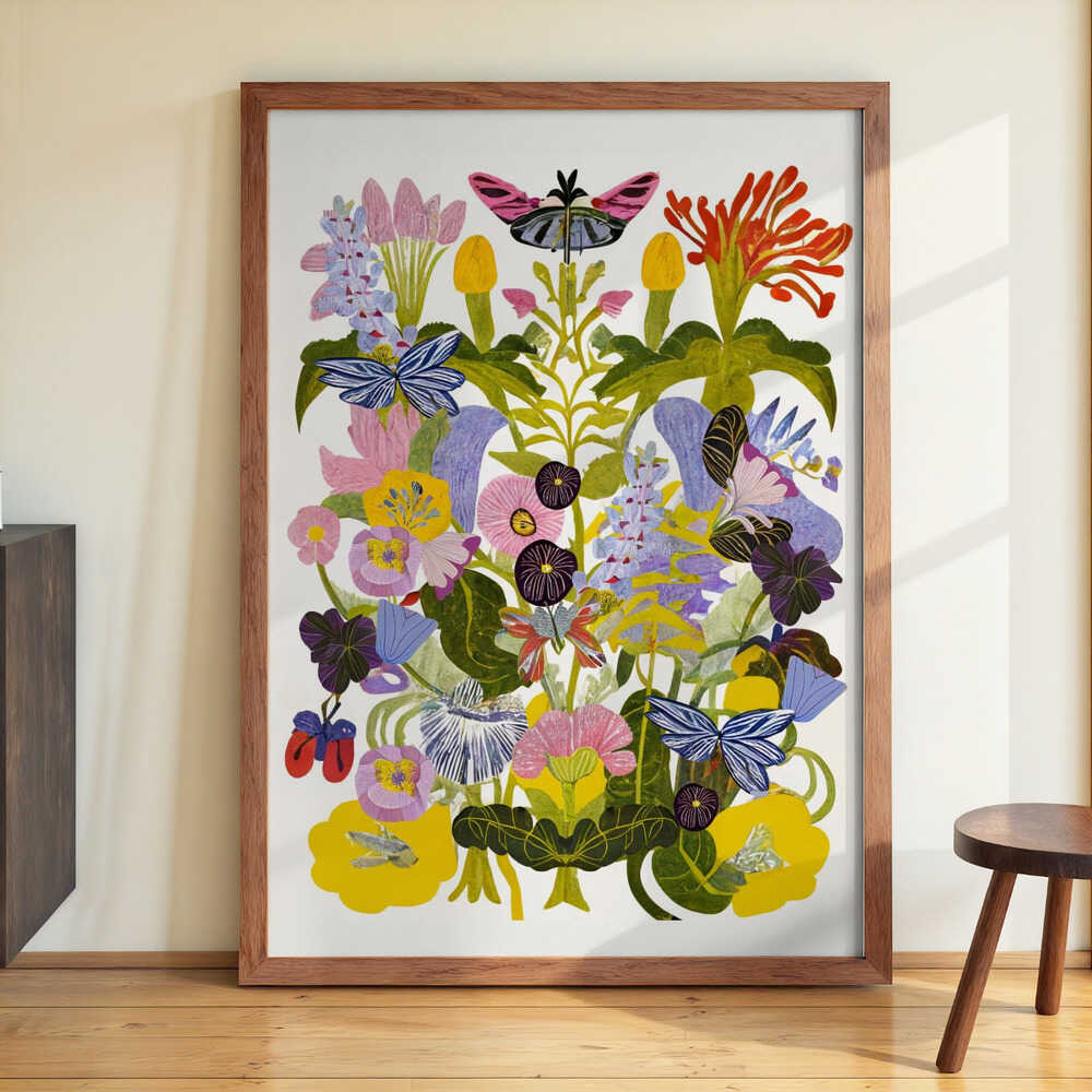 Abstract Autumn Floral by Rafaela Mascaro - Image 3