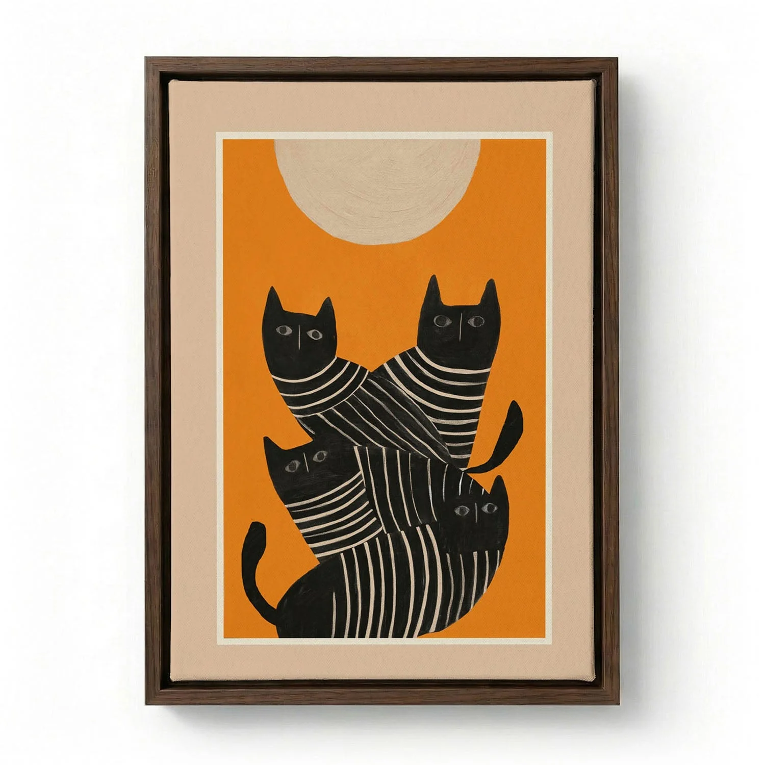 Abstract Black Cats by City Art - Image 6