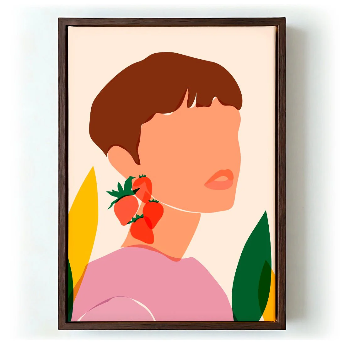 Abstract Strawberry Earrings by Kintsugi99 - Image 6
