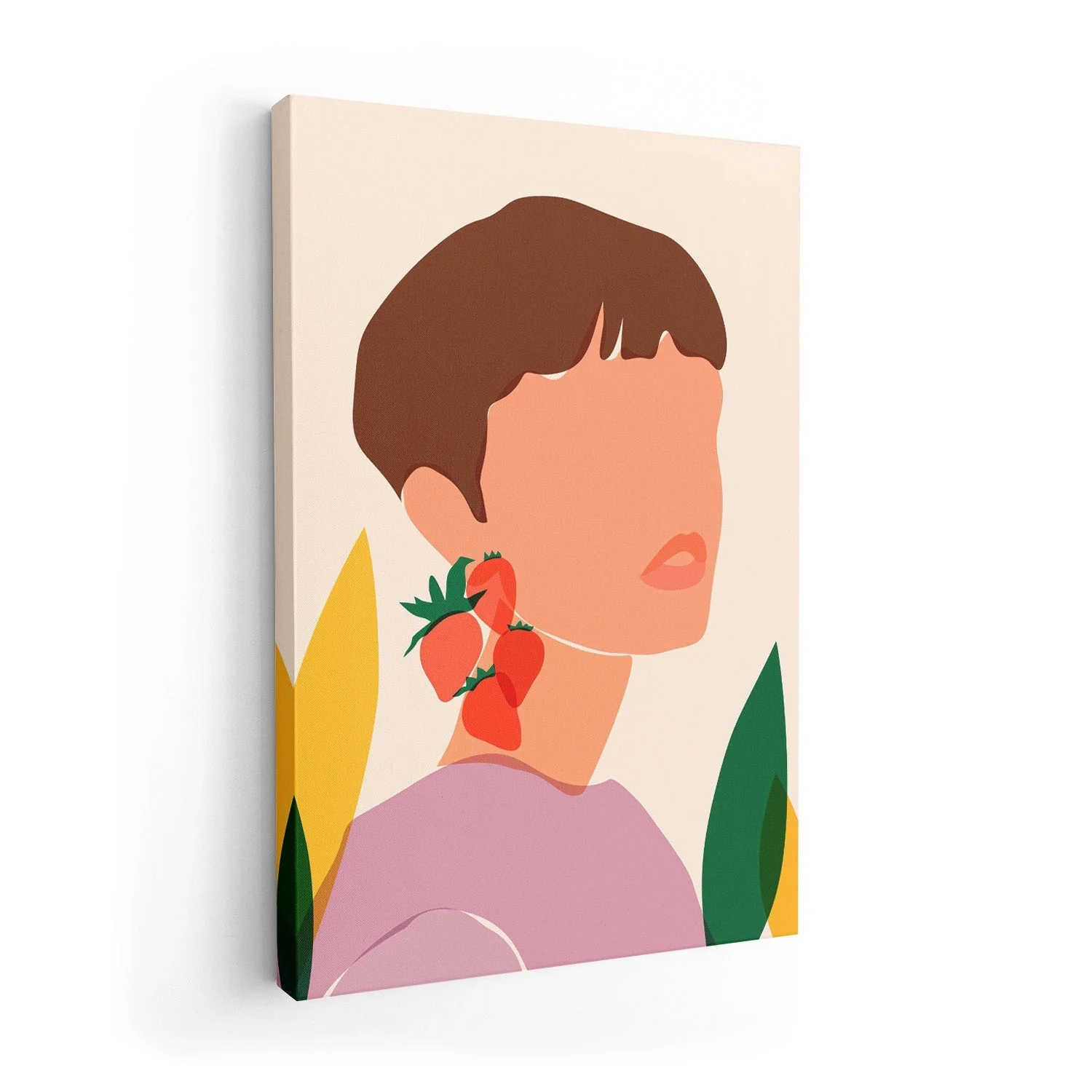 Abstract Strawberry Earrings by Kintsugi99 - Image 7