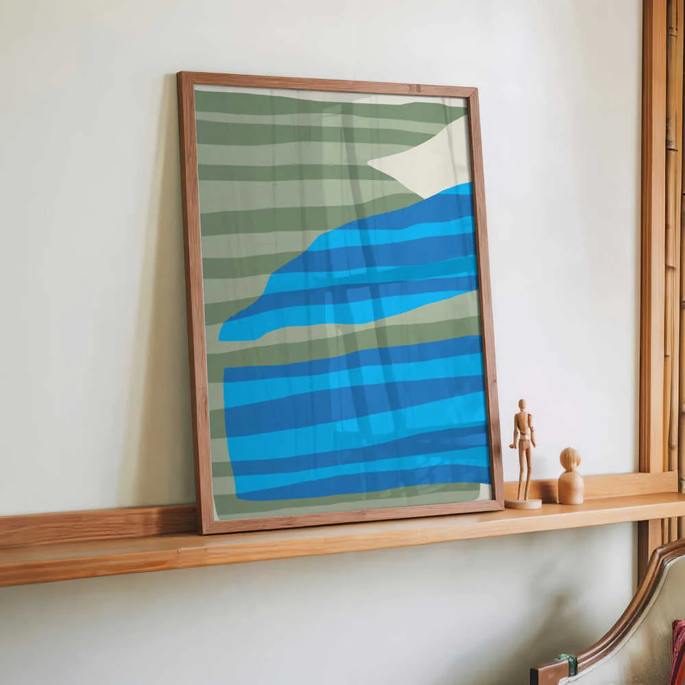 Abstract Stripe Minimal Collage by Little Dean - Image 2