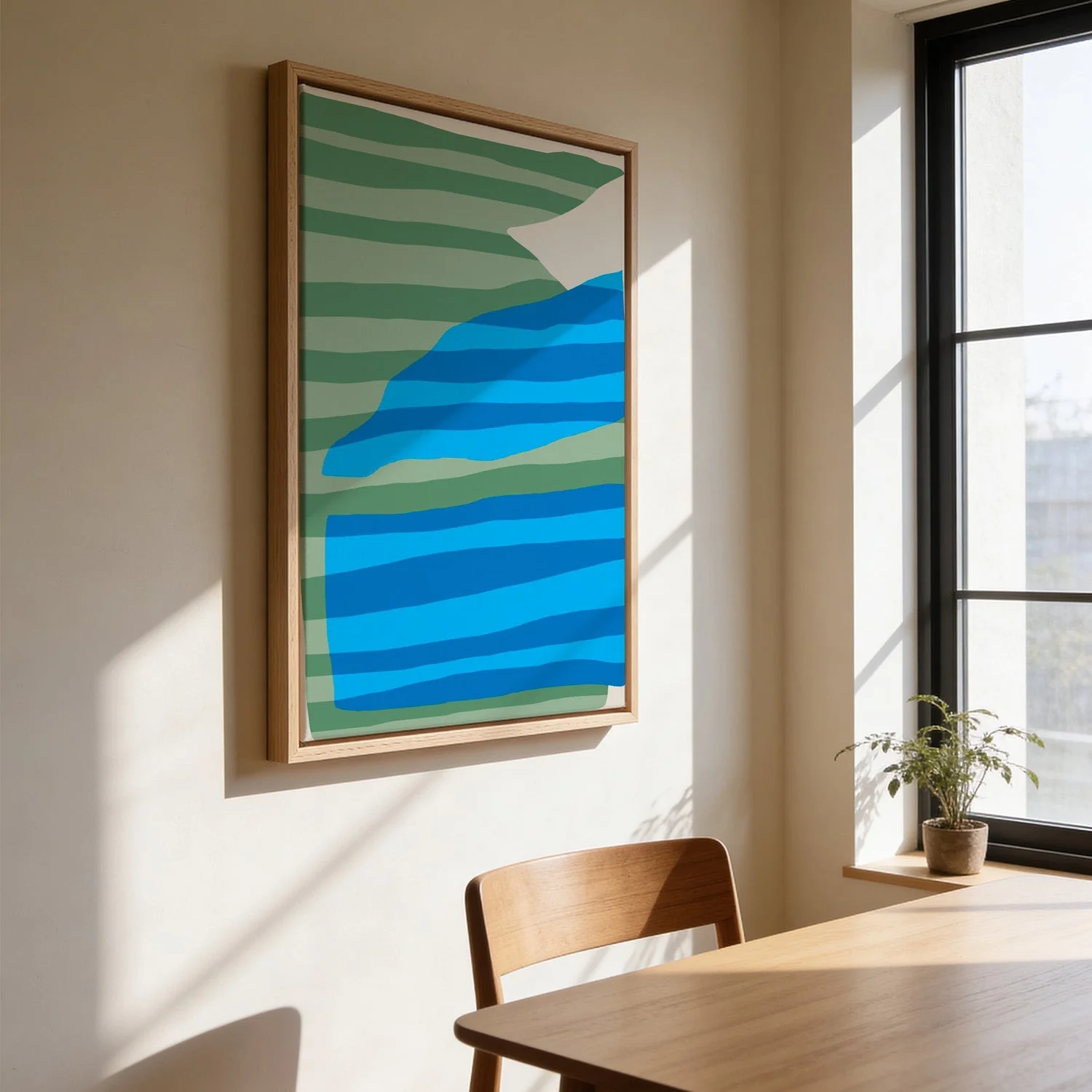 Abstract Stripe Minimal Collage by Little Dean - Image 3