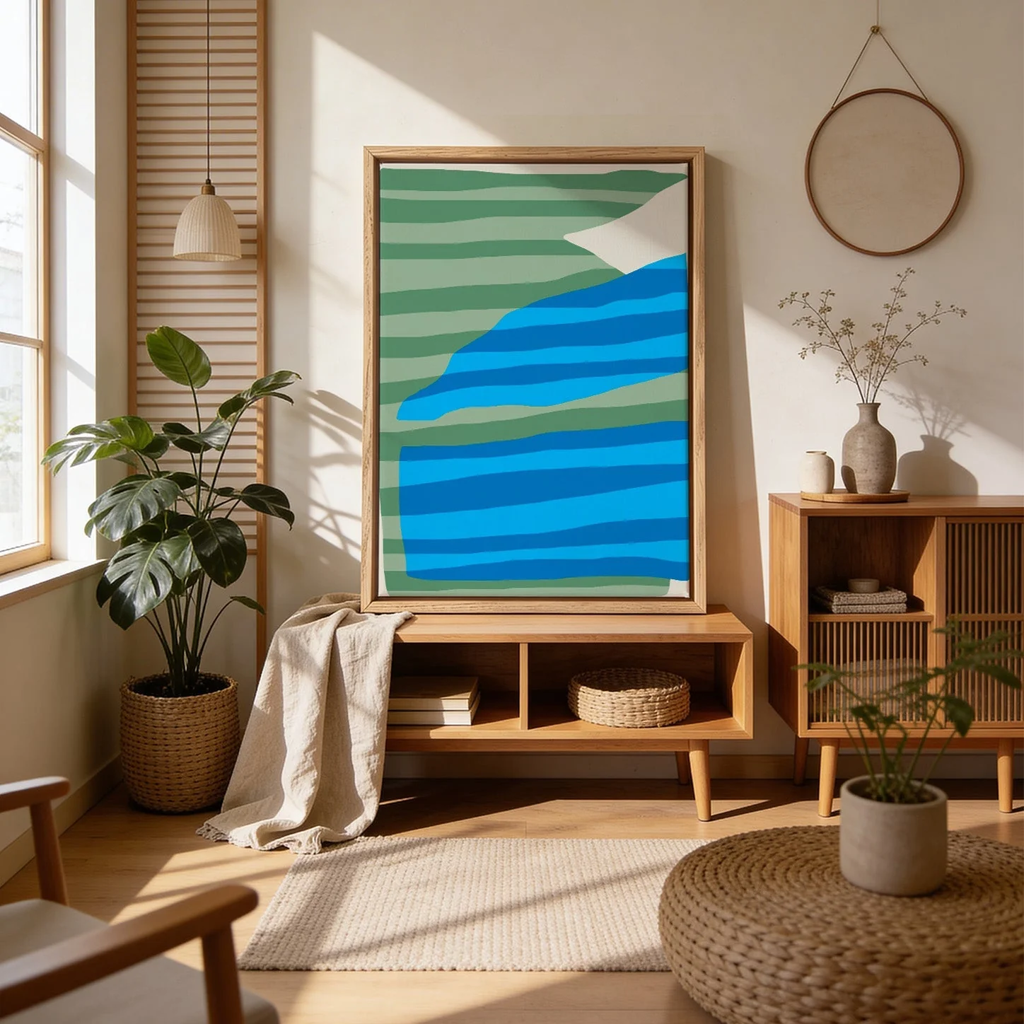 Abstract Stripe Minimal Collage by Little Dean - Image 4