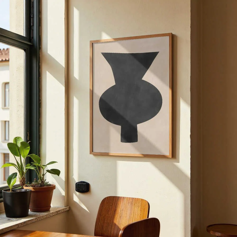 Abstract Vase Silhouette by Elena Ristova - Image 4
