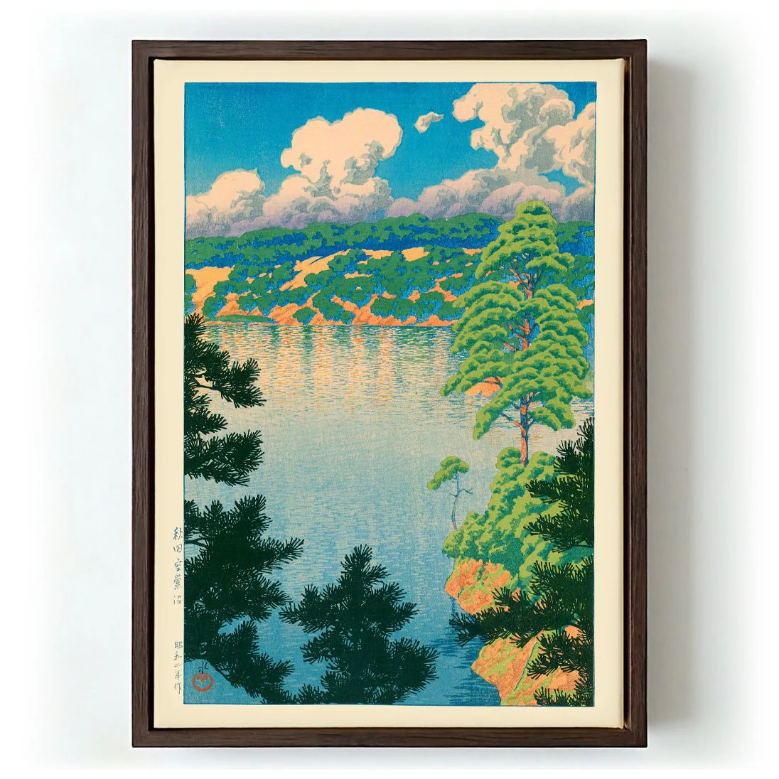 Akisu Lake by Hasui - Image 6