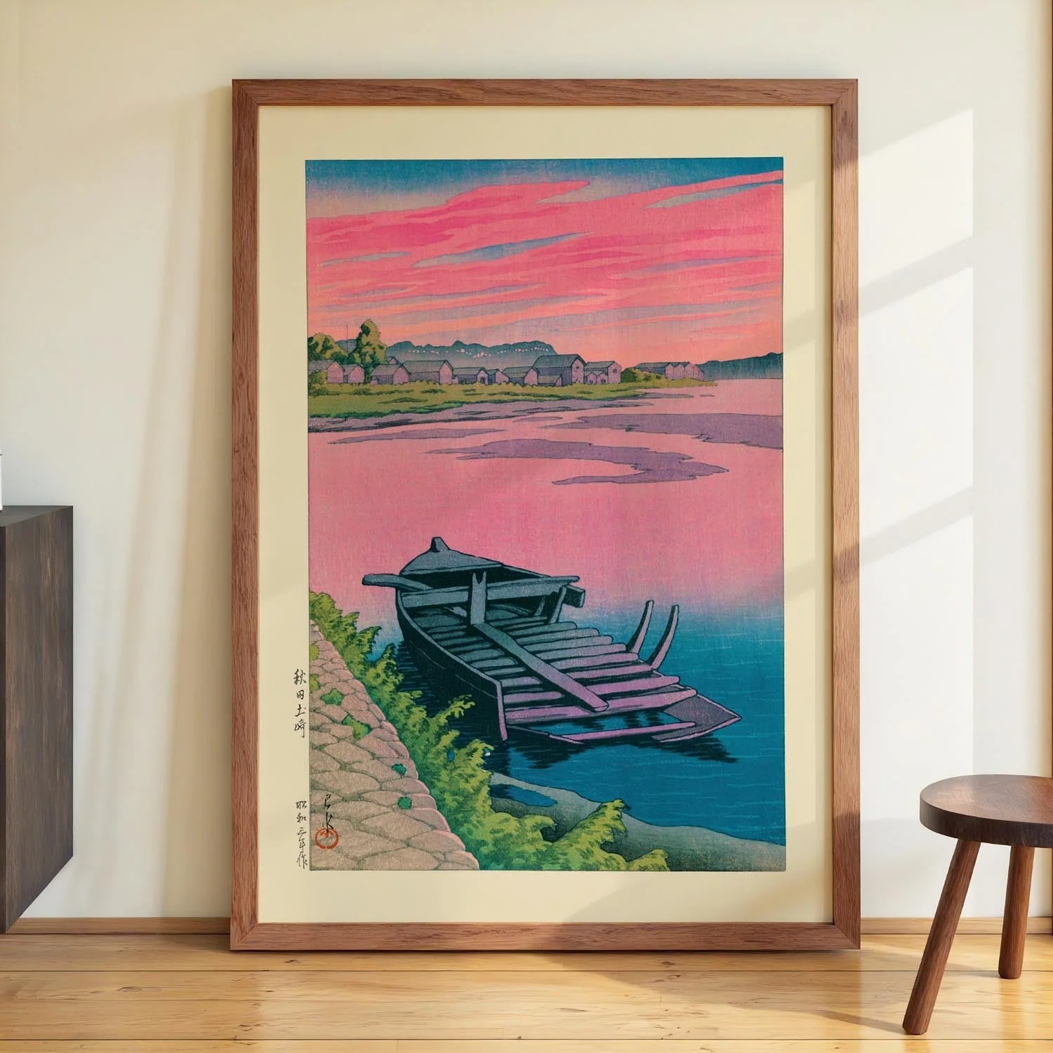 Akita Tsuchizaki by Hasui - Image 3