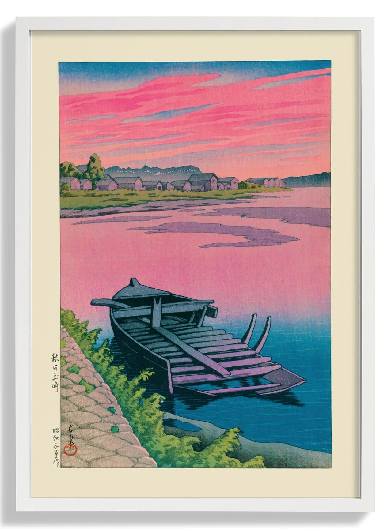 Akita Tsuchizaki by Hasui - Image 4
