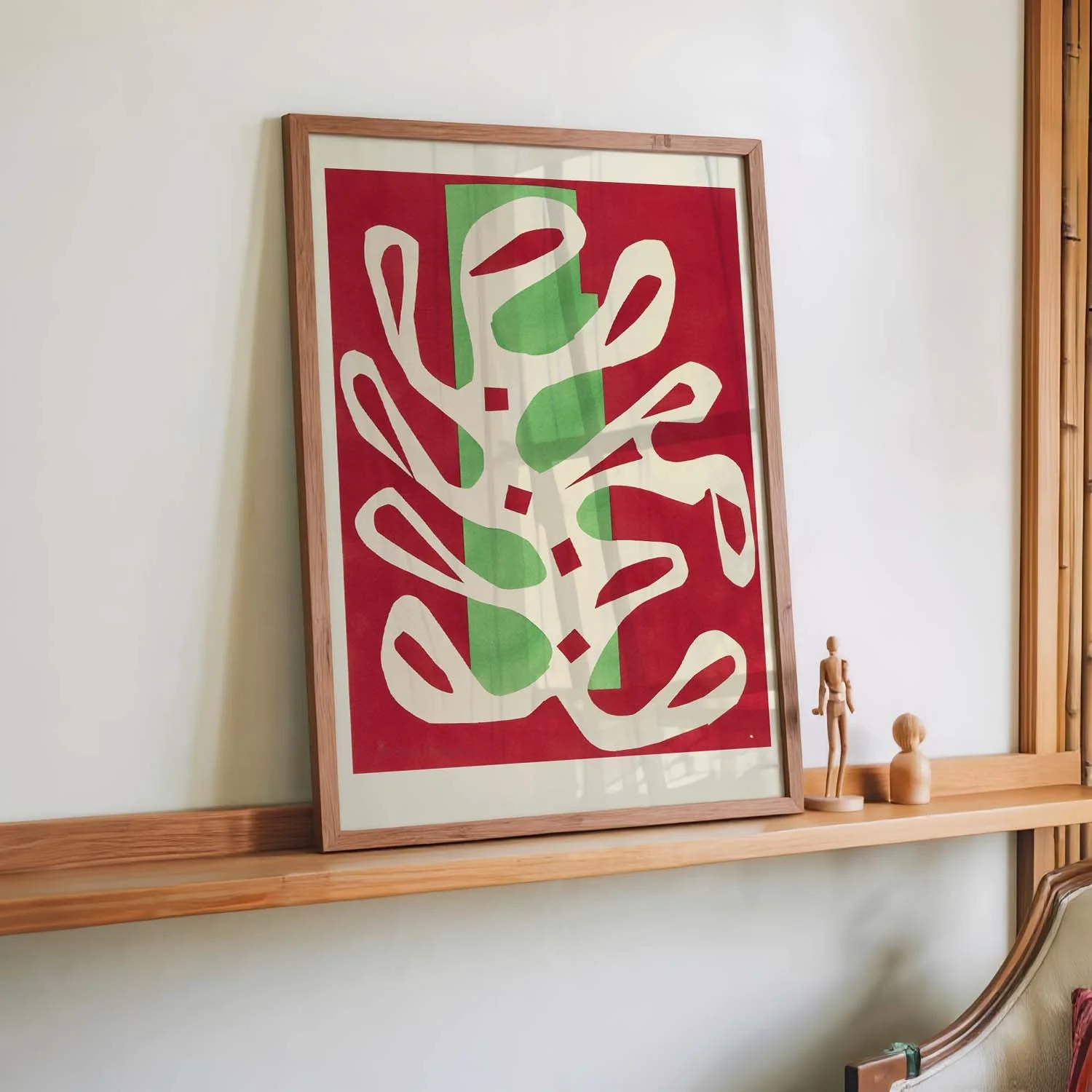 Algue blanche sur fond rouge et vert by Henri Matisse - Image 4