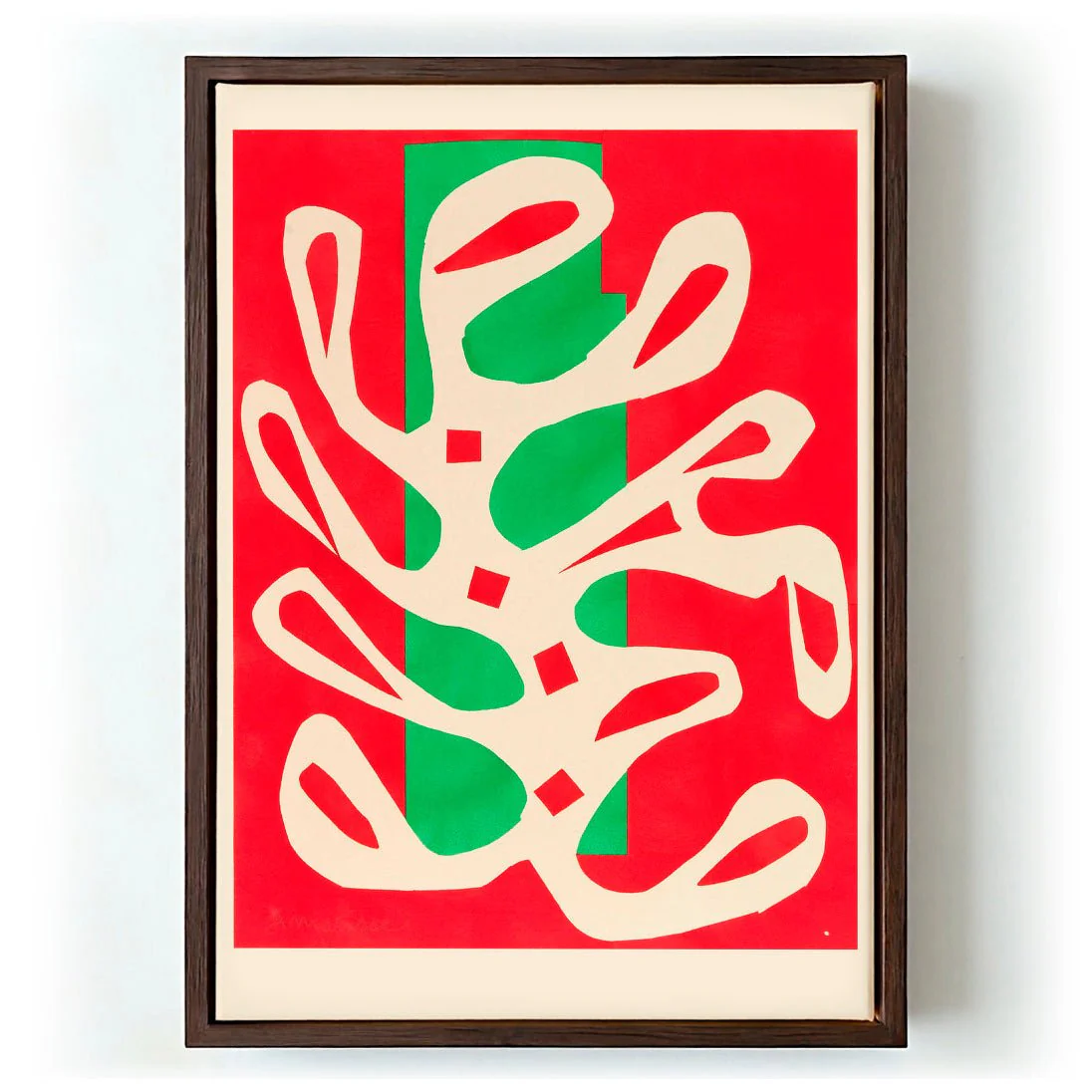 Algue blanche sur fond rouge et vert by Henri Matisse - Image 6
