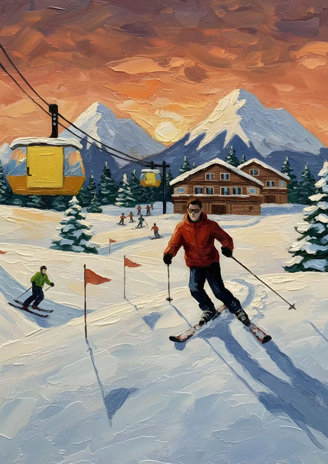 Alpine Glow Skiing by HUGO - Image 7