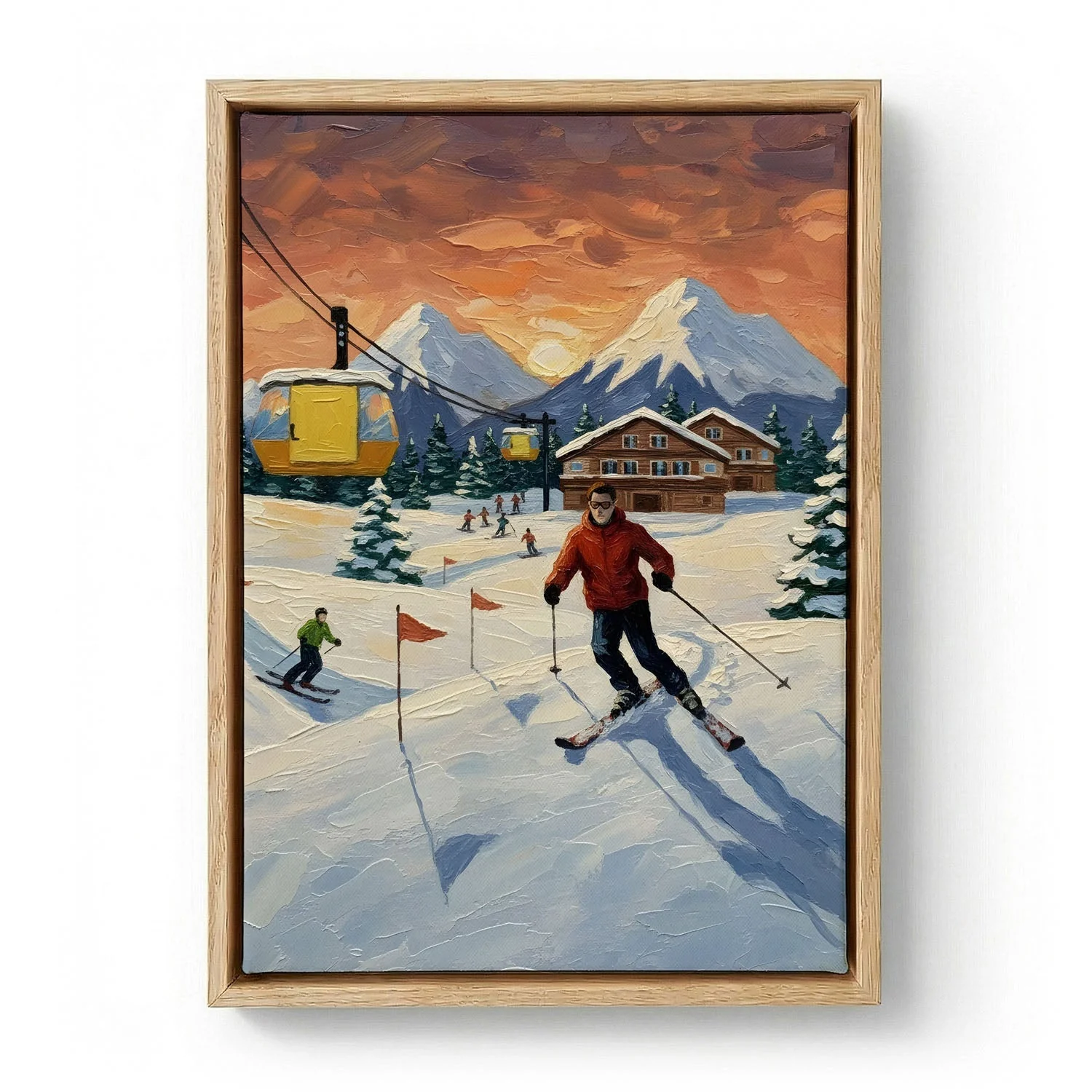 Alpine Glow Skiing by HUGO