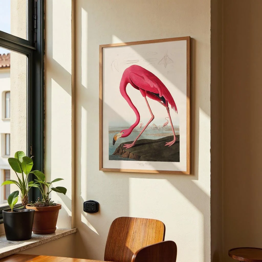 American Pink Flamingo Animal Print - Image 2