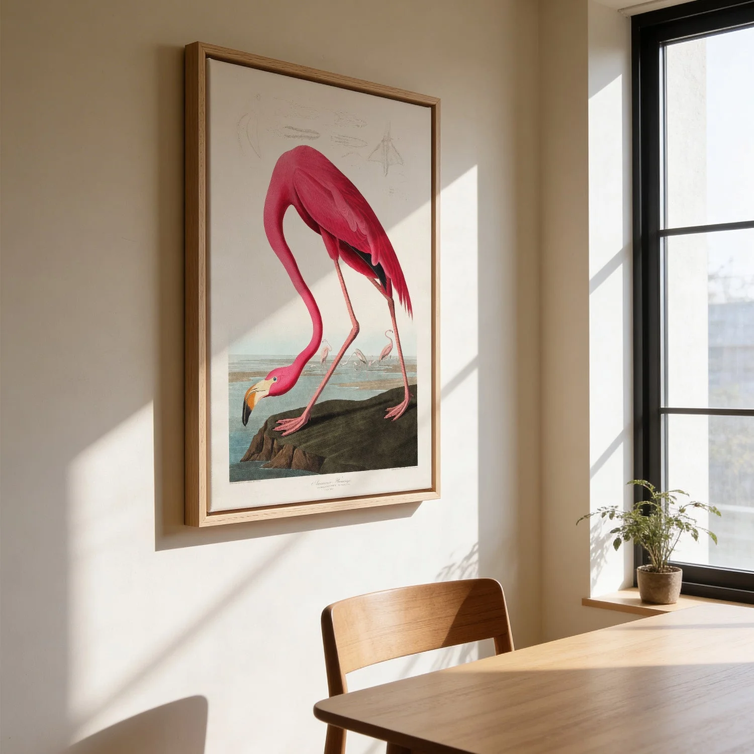 American Pink Flamingo Animal Print - Image 3