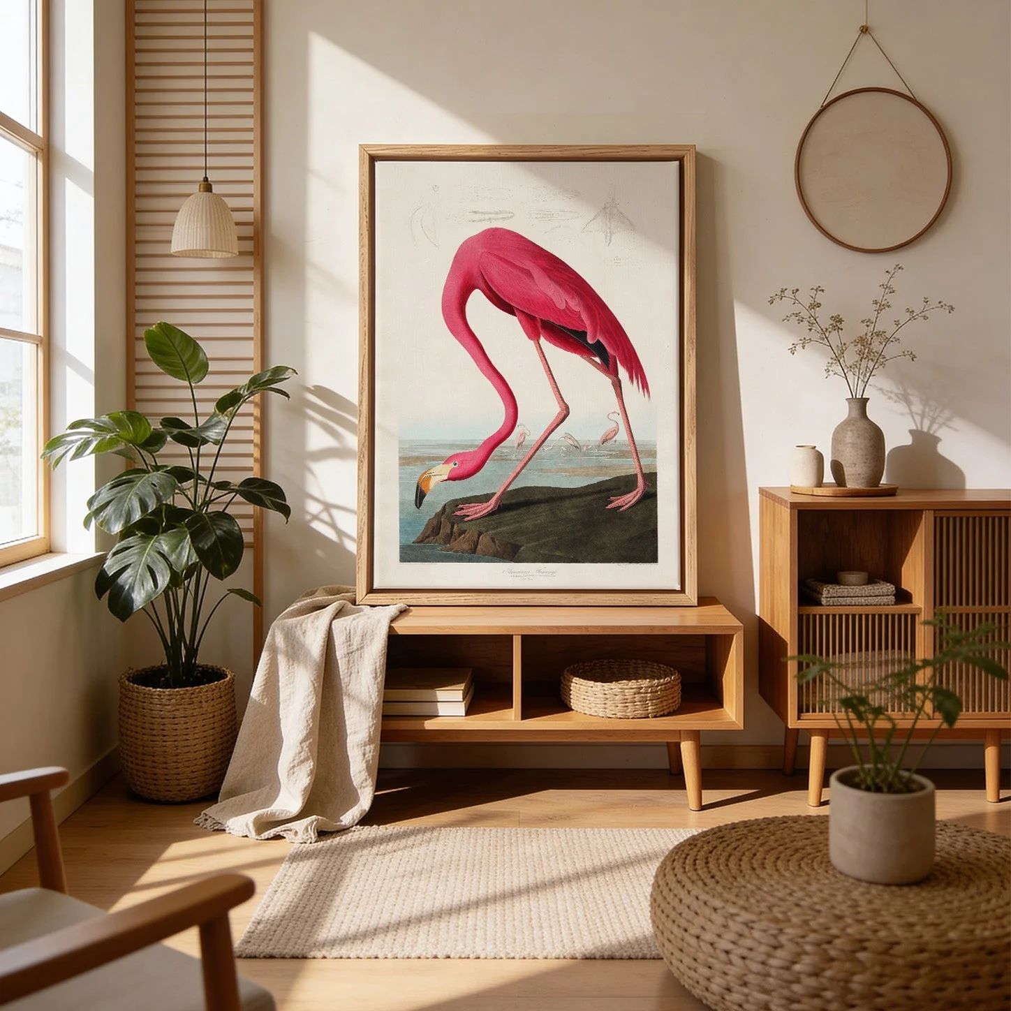 American Pink Flamingo Animal Print - Image 4