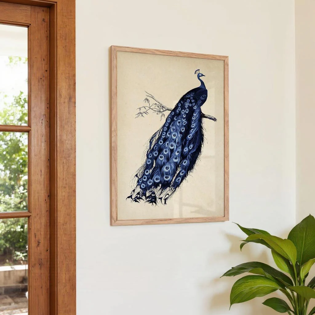 Antique Blue Peacock - Image 4