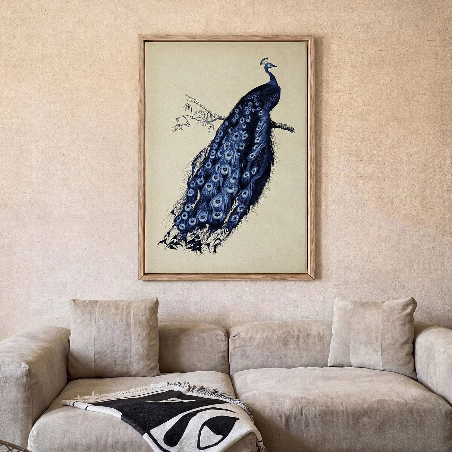 Antique Blue Peacock - Image 2