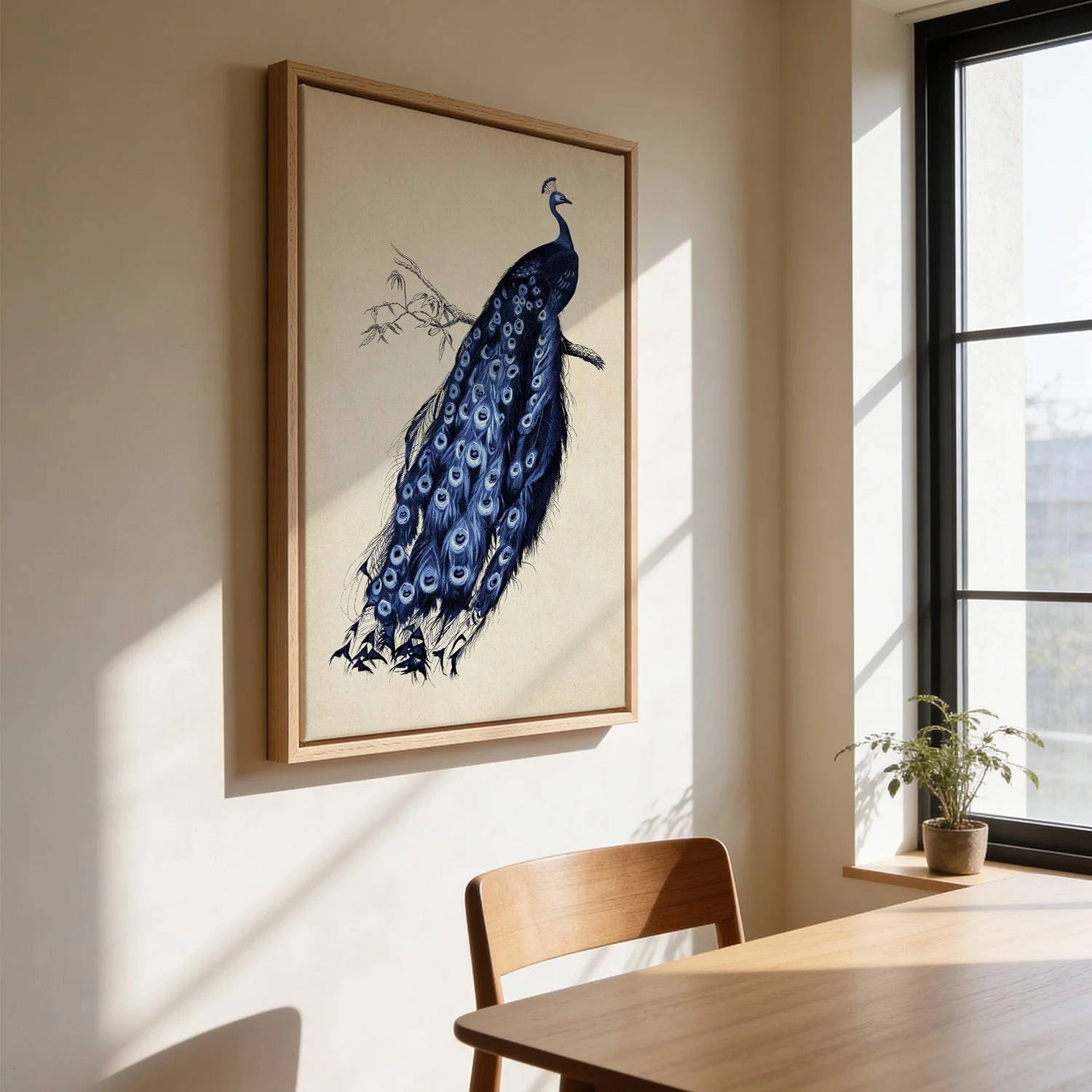 Antique Blue Peacock - Image 3