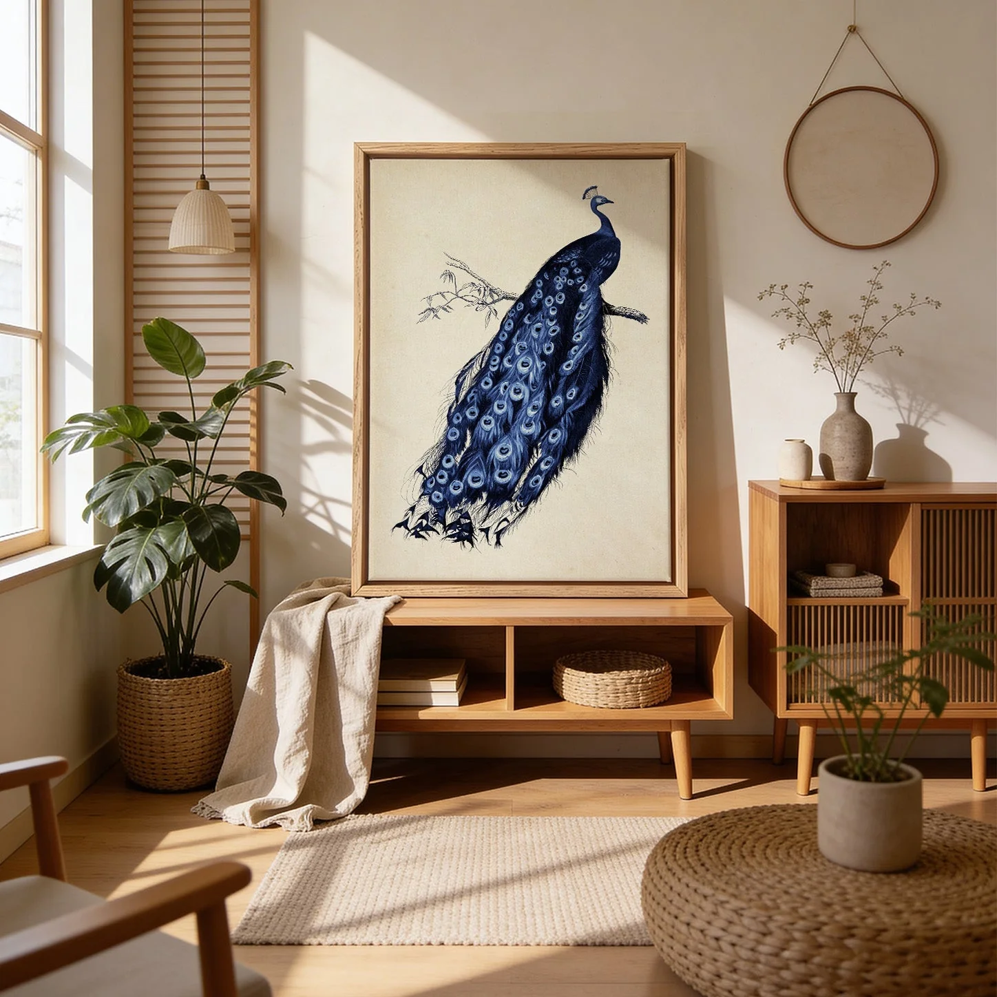 Antique Blue Peacock - Image 4