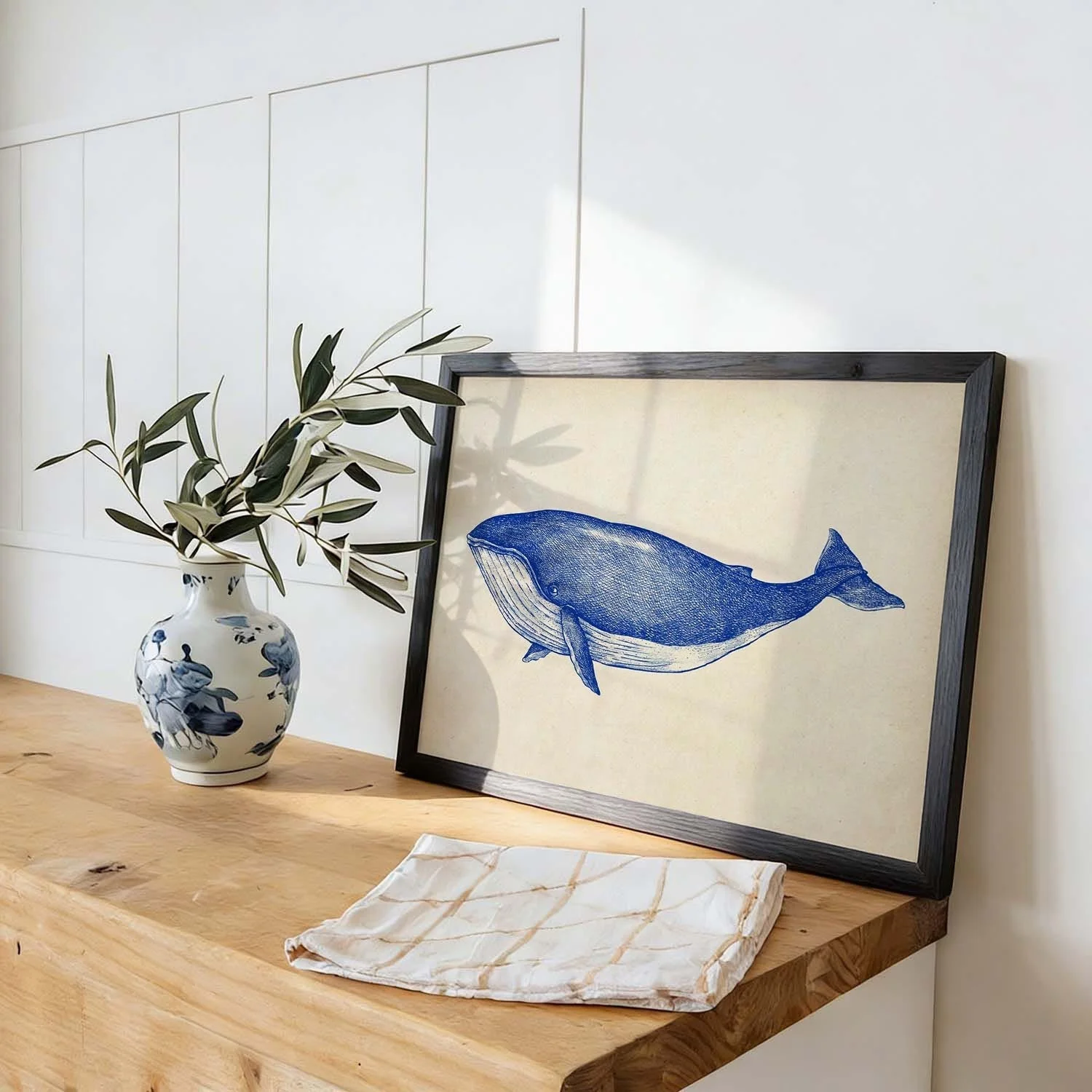 Antique Blue Whale - Image 2