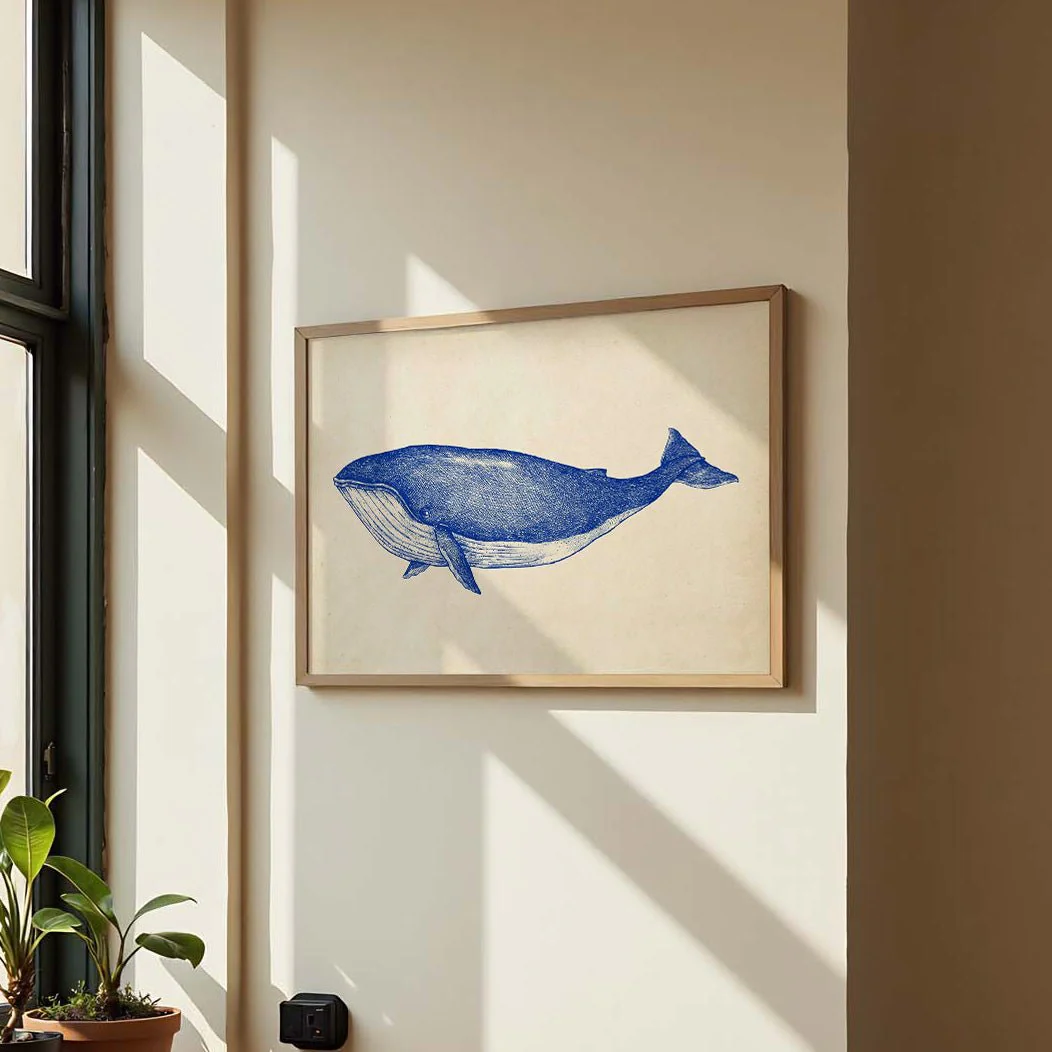 Antique Blue Whale - Image 3