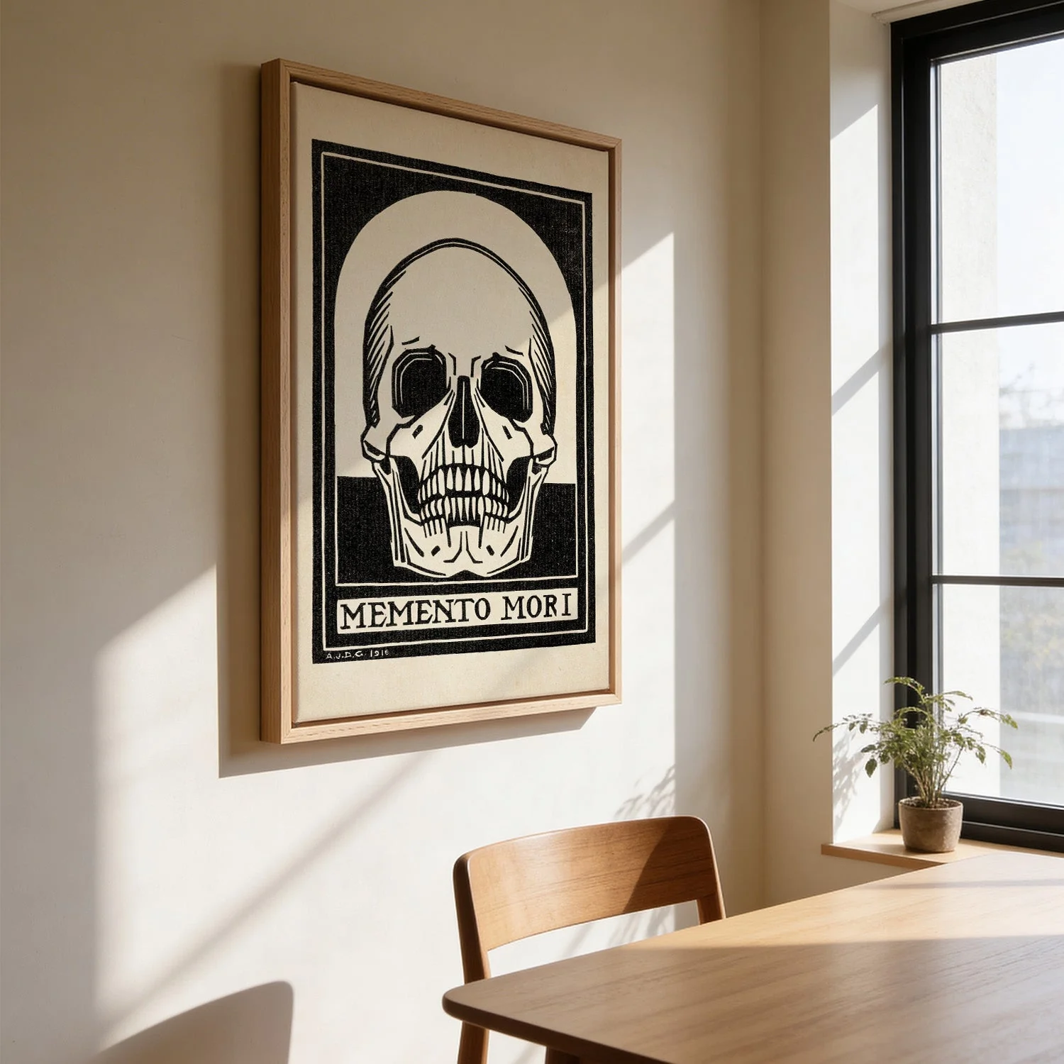 Antique Memento Mori Skull - Image 3