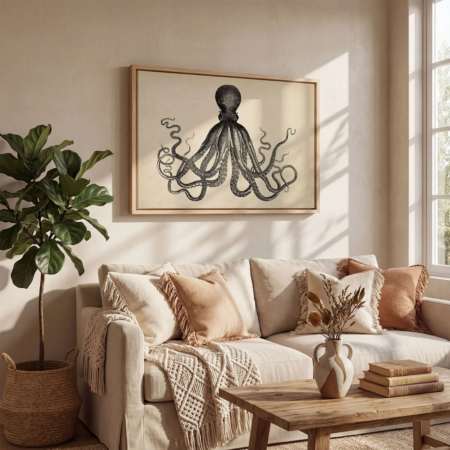 Antique Octopus IV - Image 4