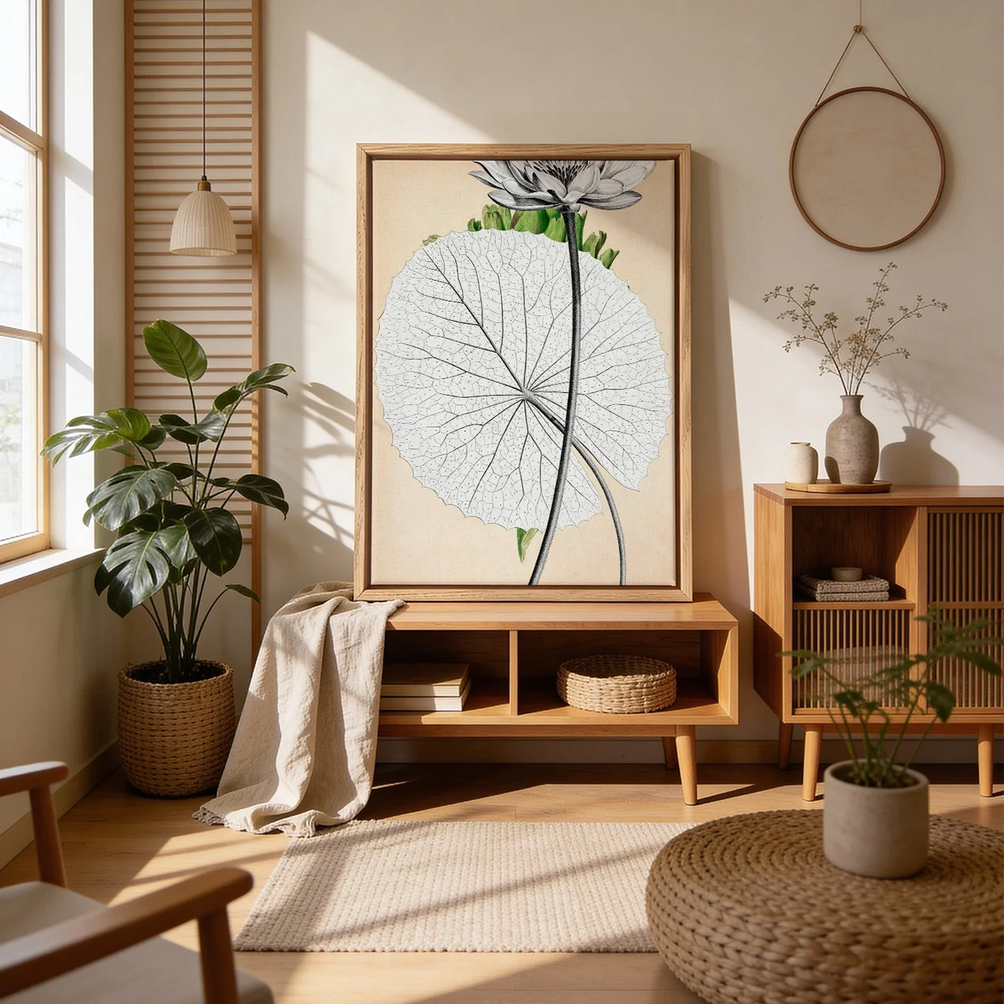 Antique White Egyptian Lotus Flower - Image 4