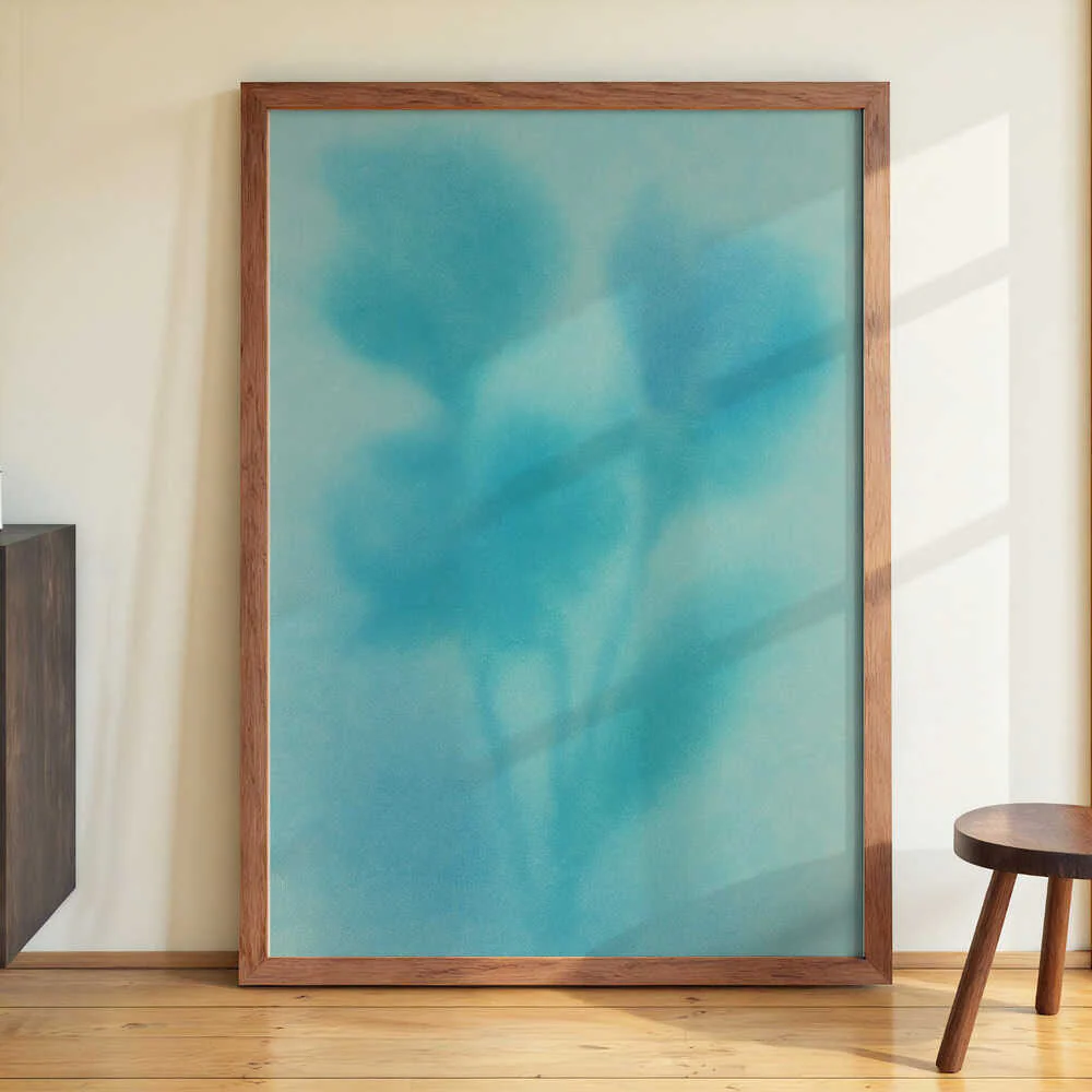 Aqua Bloom Silhouette by Frida Floral Studio - Image 3