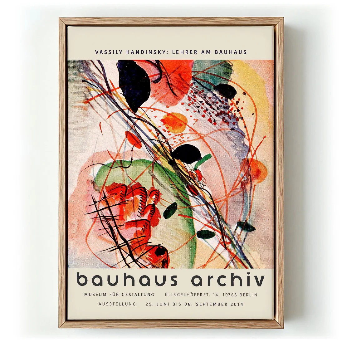 Aquarell Print by Wassily Kandinsky Exhibition