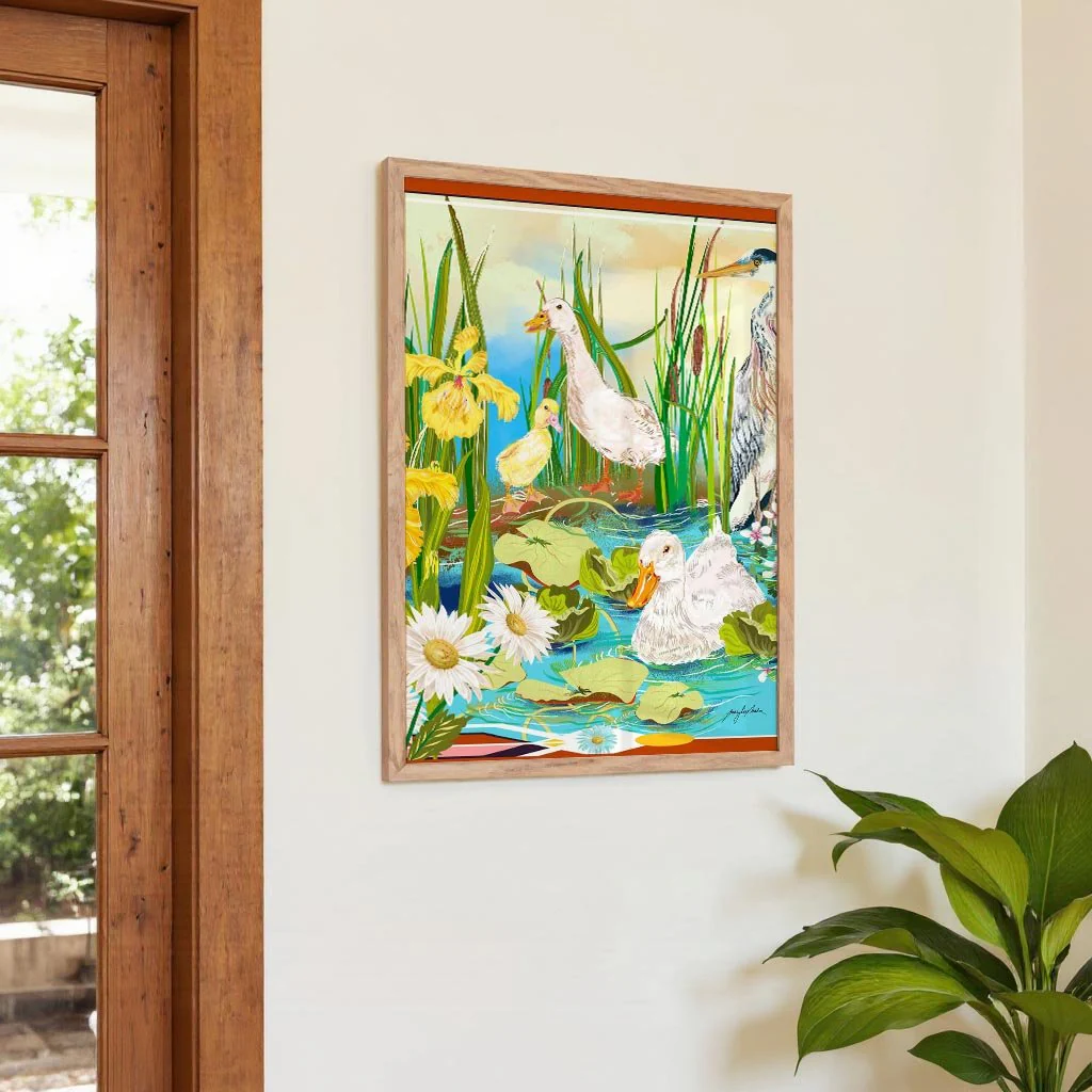 Art Deco Pekin Ducks by Marylène Madou - Image 4