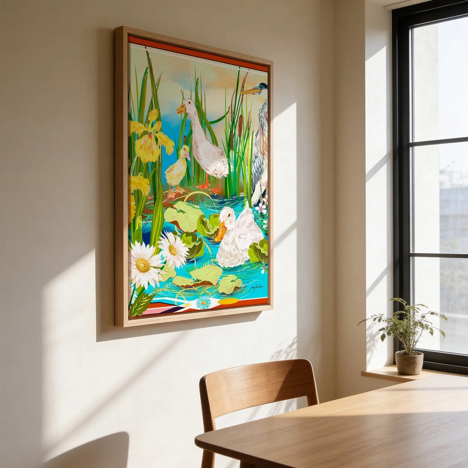 Art Deco Pekin Ducks by Marylène Madou - Image 3