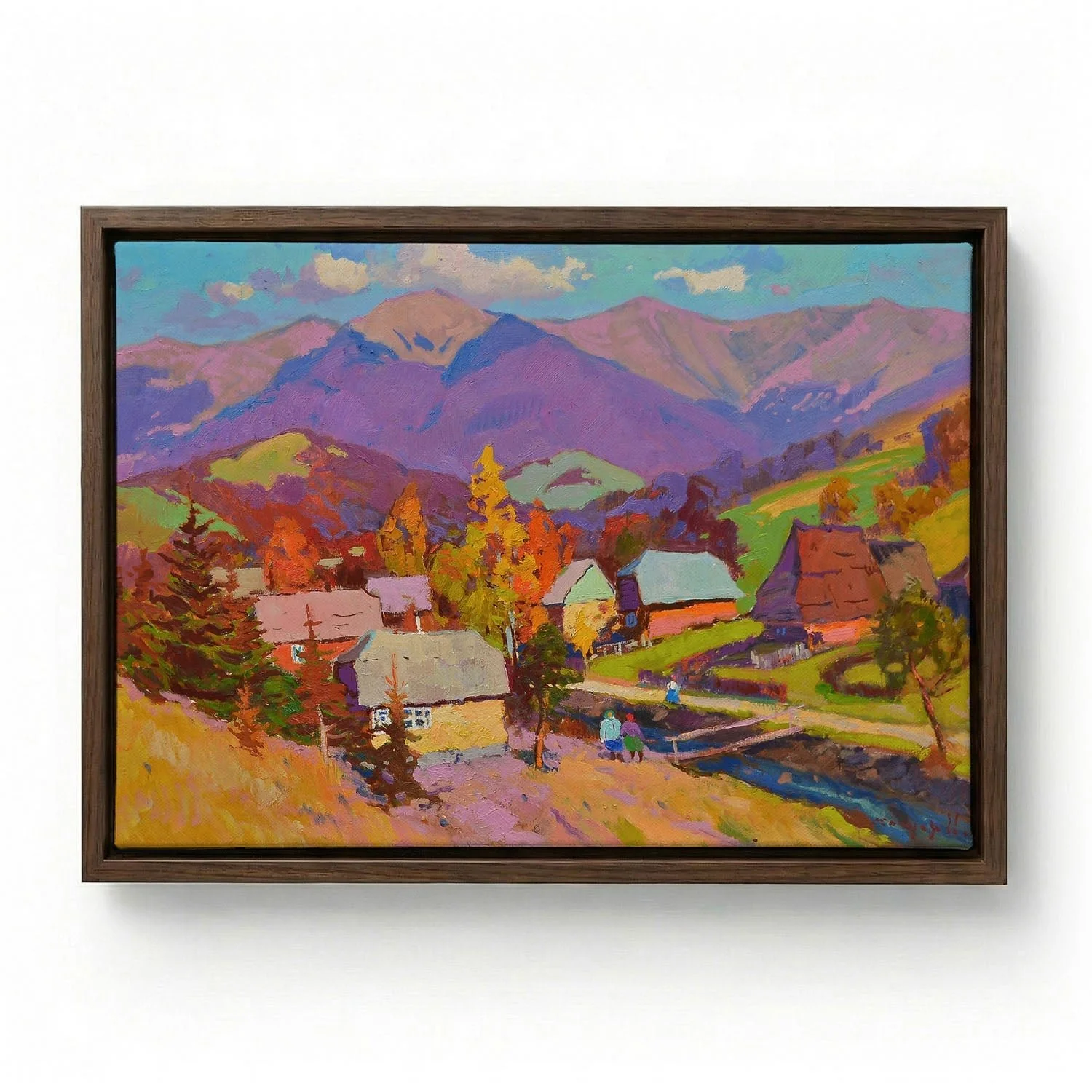 Autumn Mountain Village by Alexander - Image 5
