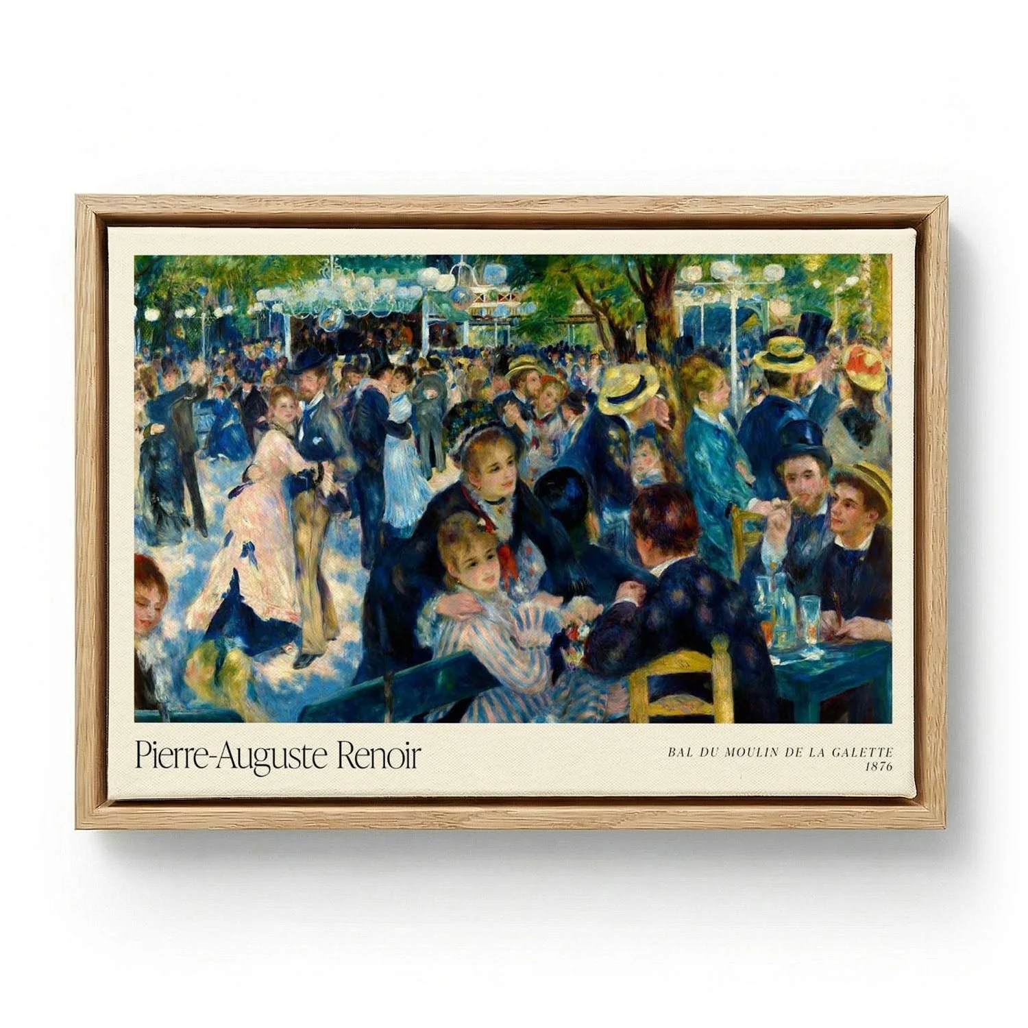 Bal du le Moulin de la Galette Art Exhibition by Pierre A. Renoir