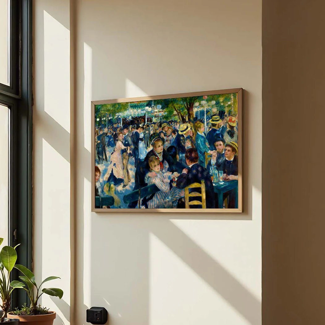 Bal du le Moulin de la Galette Painting by Pierre A. Renoir - Image 3
