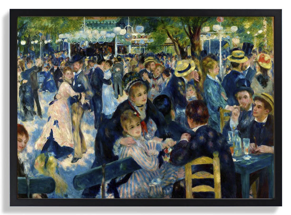Bal du le Moulin de la Galette Painting by Pierre A. Renoir - Image 6